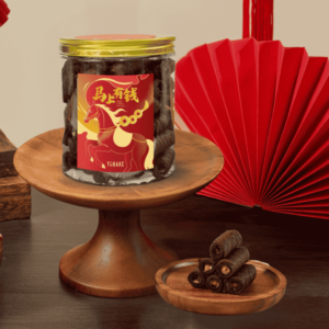 Charcoal Peanut Egg Roll 竹炭花生蛋卷